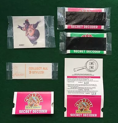 VTG Kellogg's LOT ***DISNEY DECODERS STICKERS*** Cereal Box Premium Prize Toy • $15