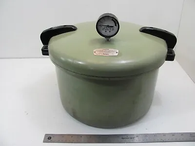 Vintage Sears Pressure Cooker Canner 16 Qt 409A Avocado Green • $64.47