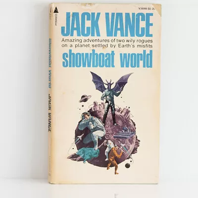 £6.99 • Buy JACK VANCE Showboat World 1975 Pyramid Books V3698 1st Thus - Vintage Sci-Fi, SF