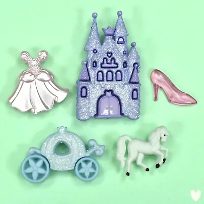 DRESS IT UP Buttons Happily Ever After 4670 - Unicorn Fairies Princess Fantasy • £3.50