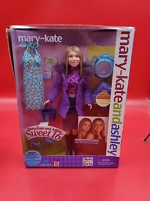 Mary-Kate And Ashley Sweet 16 MARY- KATE Fashion Doll + Accessories Mattel 2001 • $65