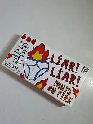  Liar Liar  Pants On Fire BOXER GIFTS Card Game (Family Or Party Game) US Import • £6.45