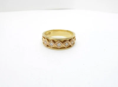 £695 • Buy Clogau Gold 18ct Yellow & Rose Gold Diamond Anniversary Ring Size M 1/2
