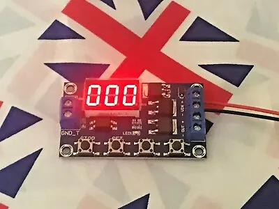 DC 12V 24V Dual MOS Multi Function Delay Relay Trigger Cycle Delay Switch Timer • £5.99