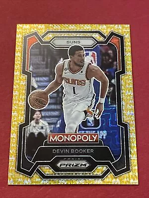 2023-24 Panini Prizm Monopoly Devin Booker Gold Millionaire Shimmer Prizm /500 • $11.99