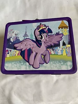 My Little Pony Twilight Sparkle Collector Tin Lunch Box Purple Friendship Magic • $39