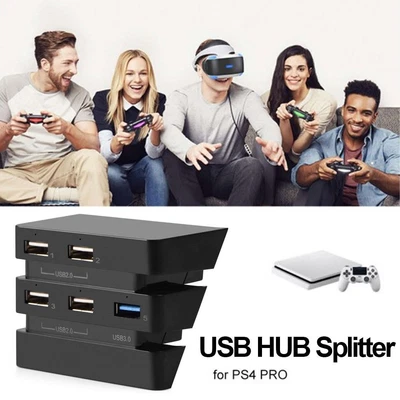 $22.72 • Buy USB 3.0 5 Port USB HUB Splitter Adapter Charger Host USB Expander For PS4 Pro