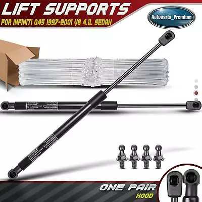 2x Front Left & Right Hood Lift Supports Shock Struts For Infiniti Q45 1997-2001 • $19.63