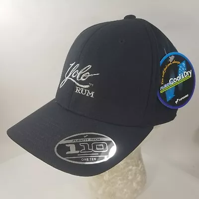 $14.99 • Buy Yolo Rum Cap Strapback Cap Black Adjustable Baseball Hat Casper Ghosts With Tags