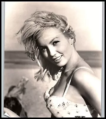 Hollywood Beauty MYLENE DEMONGEOT SWIMSUIT STUNNING PORTRAIT 1961 ORIG Photo 752 • $50.39