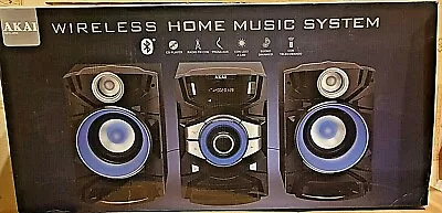 £119.99 • Buy AKAI Wireless Home Music System Bluetooth CD Player Radio AUX