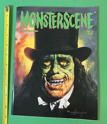 1994 MONSTERSCENE Magazine #2 Basil Gogos Ghoulardi Ernie Anderson LN 90s • $10.99