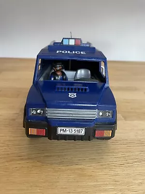 Playmobil Police Van 4 X 4 SUV Car With Figure • £6.99