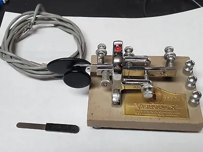 Vibroplex Vibrokeyer  Vintage ~1970s Ham Radio Telegraph Key (silent Key) V-Nice • $170