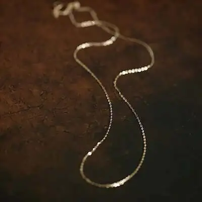 14ct Solid Gold Fine Chain Necklace - 14K Au585 Fine Customise Sizes • £100