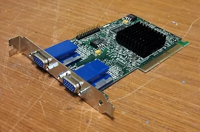 Matrox IBM G45 16MB Dual Head AGP VGA Video Card G45+MDHA16DLXB 971-0302 #737L • $18