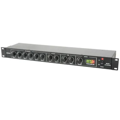 Adastra ML622 8 Channel Microphone Or Line PA Mixer + Voiceover 19  1U Rackmount • £165