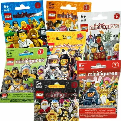 Lego Minifigures Single Mystery Blind Pack. You Choose Your Series  • $10