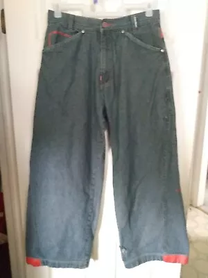 Vintage Macgear Jeans 34x32 Raver Baggy Extra Wide Leg Cargo Skater 90's Street • $275