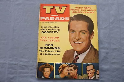 1956 August Tv Star Parade Magazine - Bob Cummings Cover - St 1007w • $45