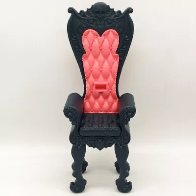 Monster High Draculaura School Castle Throne Chair Deadluxe Pink Black No Clip • $10.38