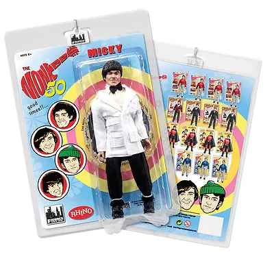 The Monkees 8 Inch Retro Action Figure Variants: Lab Coat Micky Dolenz • $26.98
