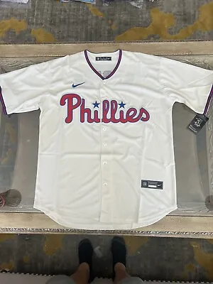 Bryce Harper NEW Mens Large Cream White Red Philadelphia Phillies • $54