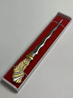 Commemorative Gold And Silver Tone Letter Opener From Malaysia Air Force - 1999 • $179