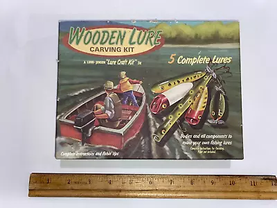 Luhr Jensen Wooden Lure Carving Kit (5 Lures Open Box) Wear On Box • $30