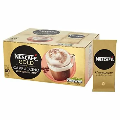 £14.63 • Buy Nescafe Cappuccino (Unsweetened) Coffee Sachets - 1x50sachet