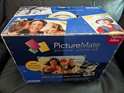 Used Tested Epson PictureMate Express Edition Personal Photo Lab Printer - B271A • $31.16