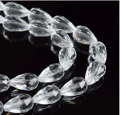 £2.49 • Buy Czech Glass Crystal Faceted Teardrop Beads Pear Rhinestone 4X6, 6x8,8X12,10X16mm