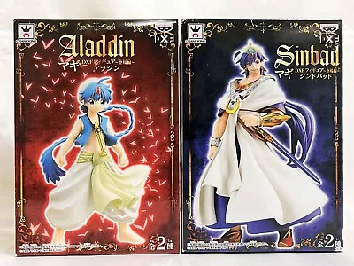 Banpresto MAGI The Labyrinth Of Magic DXF Figure Sinbad & Aladdin New From Japan • $92.99