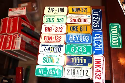 New-old Stock & Never Used - 1979 Post Cereal - 18  Miniature License Plates • $35.99