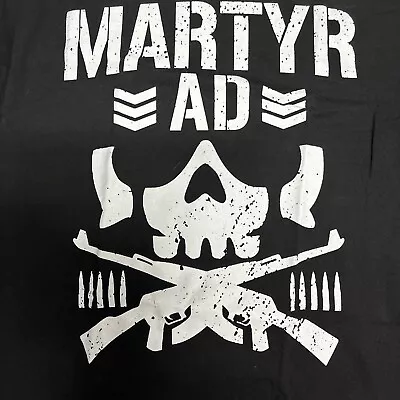 Hardcore Metal Martyr AD This Is Hardcore 2017 Bullet Club Shirt Size Large • $75