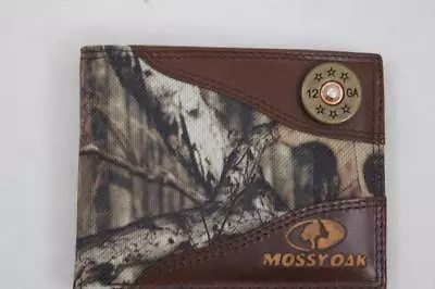 ZEP PRO 12 Gauge SHOTGUN SHELL MOSSY OAK Bifold Camo Wallet Tin Gift Box • $44
