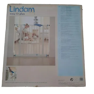 £28 • Buy Lindam Easy Fit Plus Baby GateAdjusts To Fit Opening Between 75cm And 82cm New 