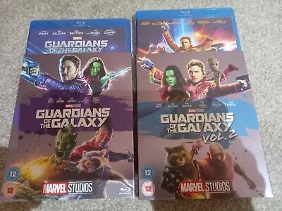 Marvel Guardians Of The Galaxy Vol.1 And VOL.2[Blu-ray] [2017] Phase 2 +3 Sleeve • £23.78