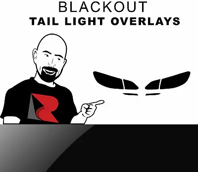 $39.99 • Buy Rtint Tail Light Tint Overlay For Mazda Mazda3 10-13 (Sedan) - Blackout Smo