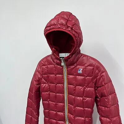 K-Way Thermo Reversible Down Jacket Parka Coat Women's Size S • $90