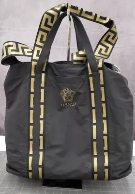 Versace Bag Black Tote Shoulder Purse Perfume Promo Not A Retail Item • $60