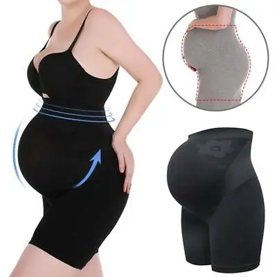 £15.99 • Buy Women High Waist Maternity Pants Pregnancy Abdomen Support Shorts Body Shaper UK