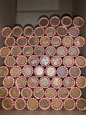 Unsearched Pre-40’s Wheat Penny Roll (teens/10’s 20’s 30’s) *read* • $17.50