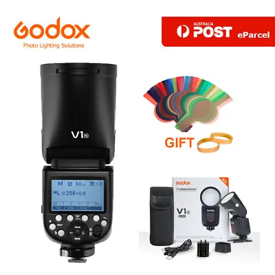 Godox V1-N 2.4G TTL HSS Round Head Speedlite Flash Camera Flash For Nikon • $388