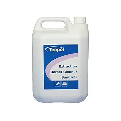 Teepol Carpet & Upholstery Shampoo Highly Effective Low Foaming Cleaner 5 Litre • £21.27