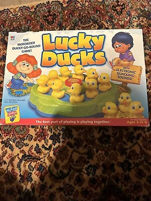 Lucky Ducks Electronic Merry Go Round Game - Milton Bradley 2001 • $24.99