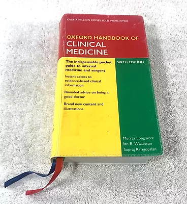 Oxford Handbook Of Clinical Medicine Sixth Edition By Murray Longmore • $13.65