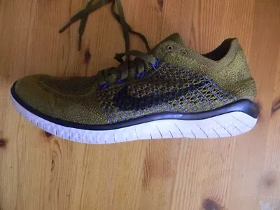 Nike Free Rn Flyknit Running Shoes Men Size Us 9.5 Good Condition • $30