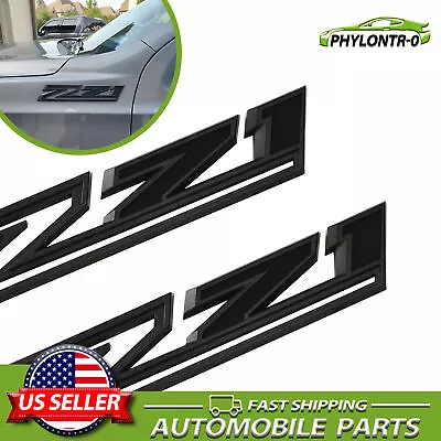 2x 2019-2023 Z71 Emblems Side Fender Decals Badges For Chevy Silverado Nameplate • $15.99