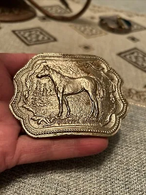 Men’s Belt Buckle Quarter Horse • $40